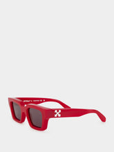 Off-White Red Virgil Square Sunglasses