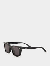 Off-White Black Acetate Square Sunglasses