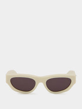 Off-White Ivory Cat-Eye Sunglasses