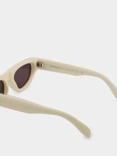 Off-White Ivory Cat-Eye Sunglasses