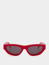 Off-White Red Cat-Eye Sunglasses