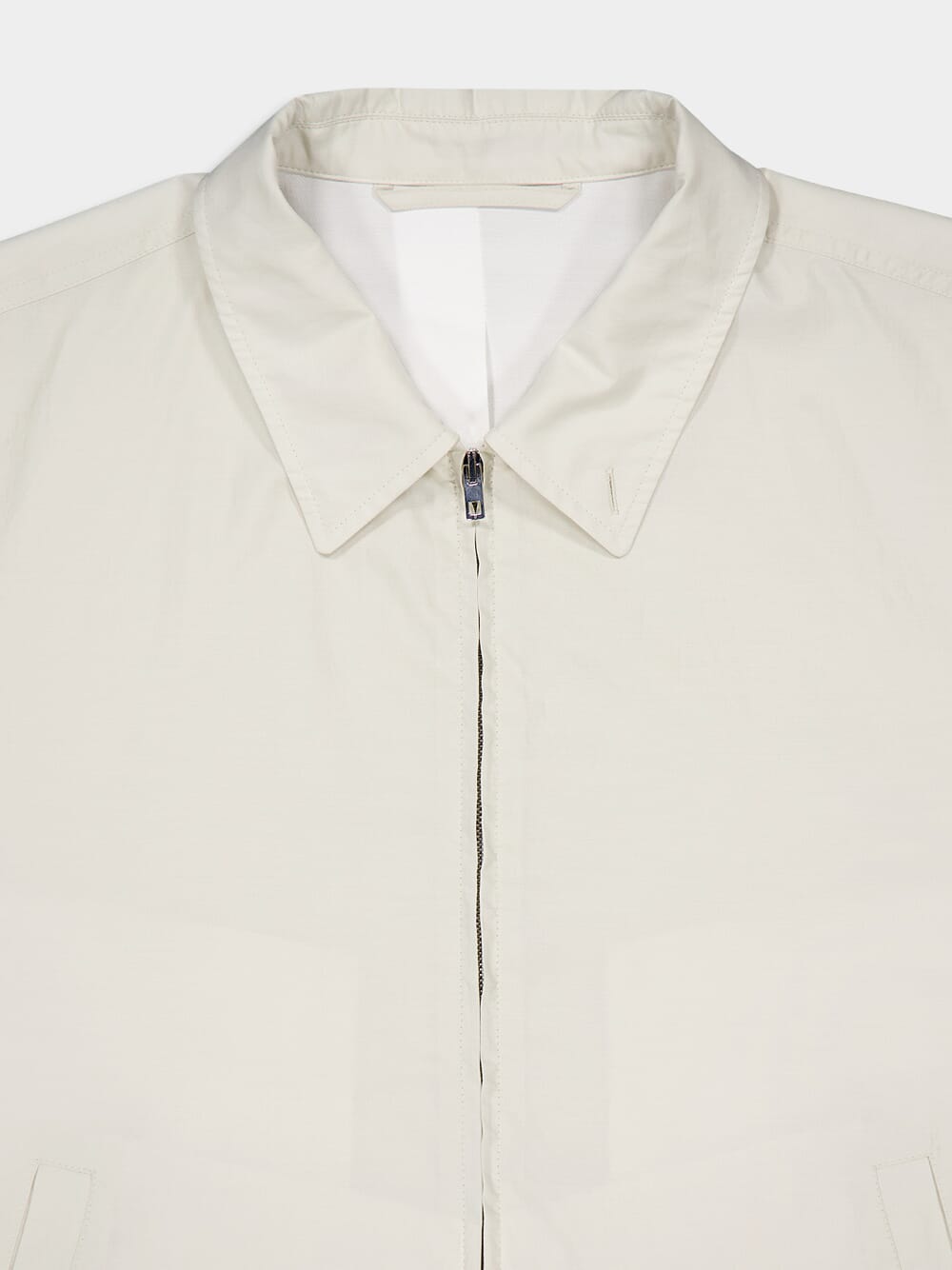 Cotton Silk Shirt Blouson