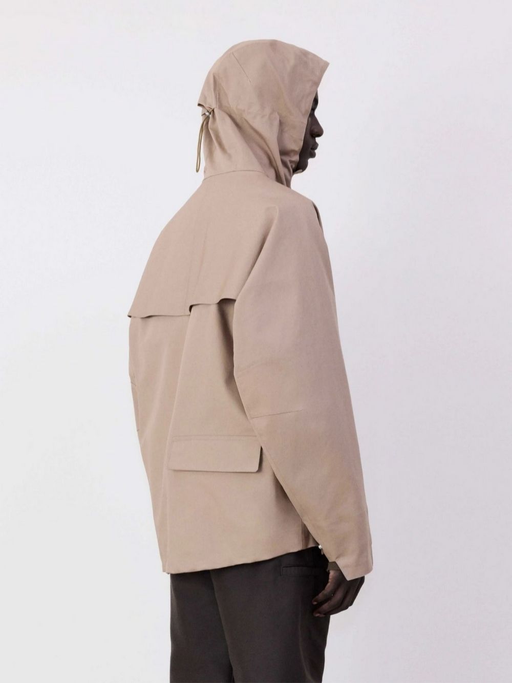 Latte Coffee Soft Technical Parka