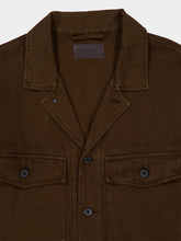 Lemaire Cacao Brown Broken Twill Trucker Jacket