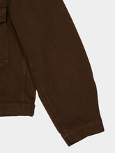 Lemaire Cacao Brown Broken Twill Trucker Jacket