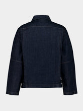Indigo Denim Jacket Boxy Cotton