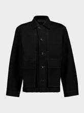 Lemaire Black Boxy Cotton Jacket