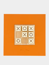 Hector Saxe Paris Orange Grained Leather Tic Tac Toe