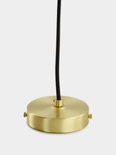 Golden Editions Natural and Midnight Curved Pendant Light