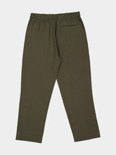 Commas Green Linen Resort Trousers