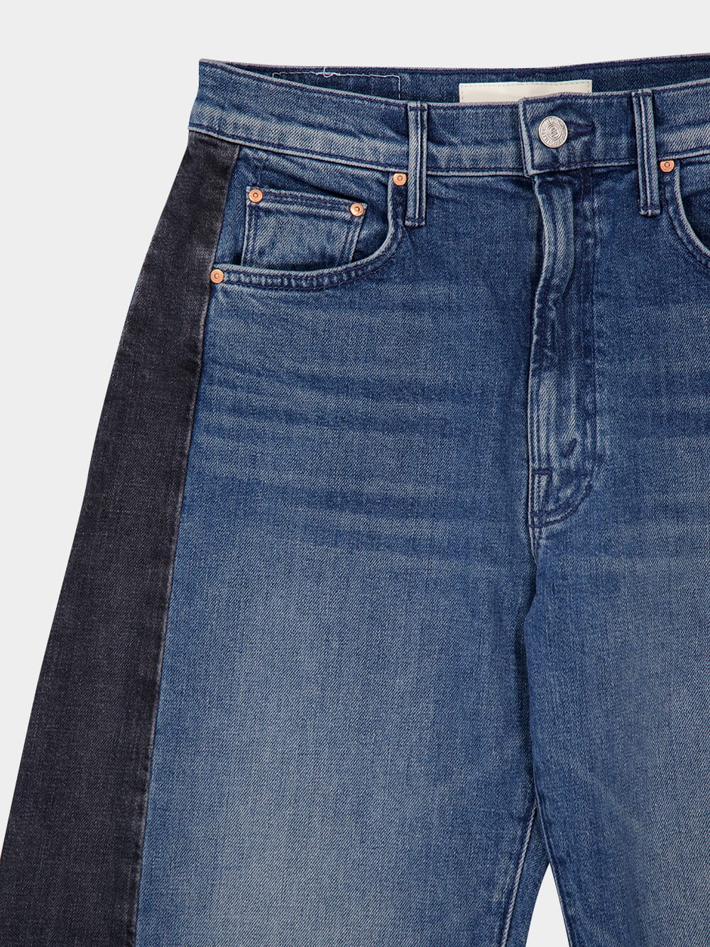 Petite Lil’ Half Pipe Flood High-Waisted Jeans