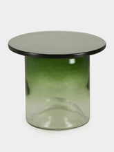 Maxdesign Green Ice Round Murano Glass Side Table