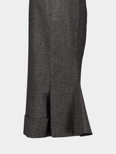 Prada Black Mouliné Maxi Skirt