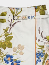 Prada Printed Silk Twill Skirt
