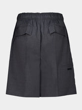 Prada Ardesia Grey Superfine Virgin Wool Shorts