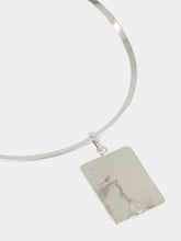 Sylvia Toledano Shield Pendant Necklace Multistone