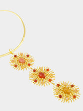 Sylvia Toledano Sunshine Gold Necklace with Cornaline