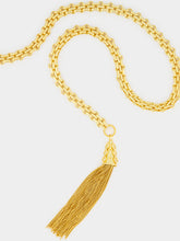 Sylvia Toledano Gold Tie Tassel Necklace