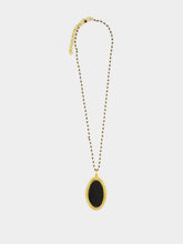 Sylvia Toledano Rosarie Necklace with Brown Agate Pendant