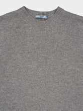 Prada Grey Cashmere Embellished Crewneck Sweater