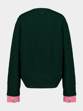 Prada Bottle Green Wool and Cashmere Jumper