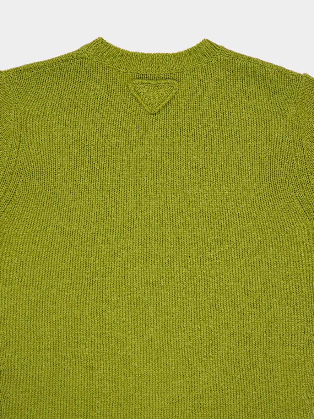 Pistachio Green Cashmere Short-Sleeve Sweater