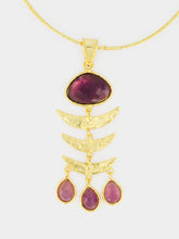 Sylvia Toledano Purple Happy Fish Amethyst Pendant