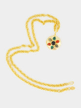 Sylvia Toledano Multicolour Paisley Stone Pendant