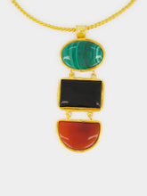 Sylvia Toledano Multicolour Torque3 Stone Pendant