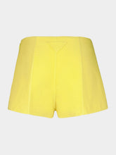 Prada Yellow Double Cotton Shorts