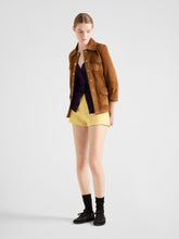 Prada Yellow Double Cotton Shorts