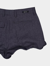 Prada Anthracite Gray Grisaille Wool Shorts