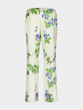 Prada Floral-Print Twill Trousers