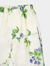 Prada Floral-Print Twill Trousers
