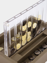 Hector Saxe Paris Taupe Leather Connect 4 Game