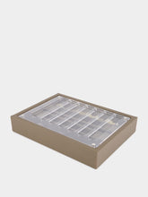 Hector Saxe Paris Taupe Leather Connect 4 Game