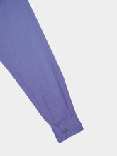 Prada Baltic Blue Button-Up Cotton Shirt