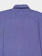 Prada Baltic Blue Button-Up Cotton Shirt