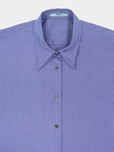 Prada Baltic Blue Fil-à-Fil Shirt