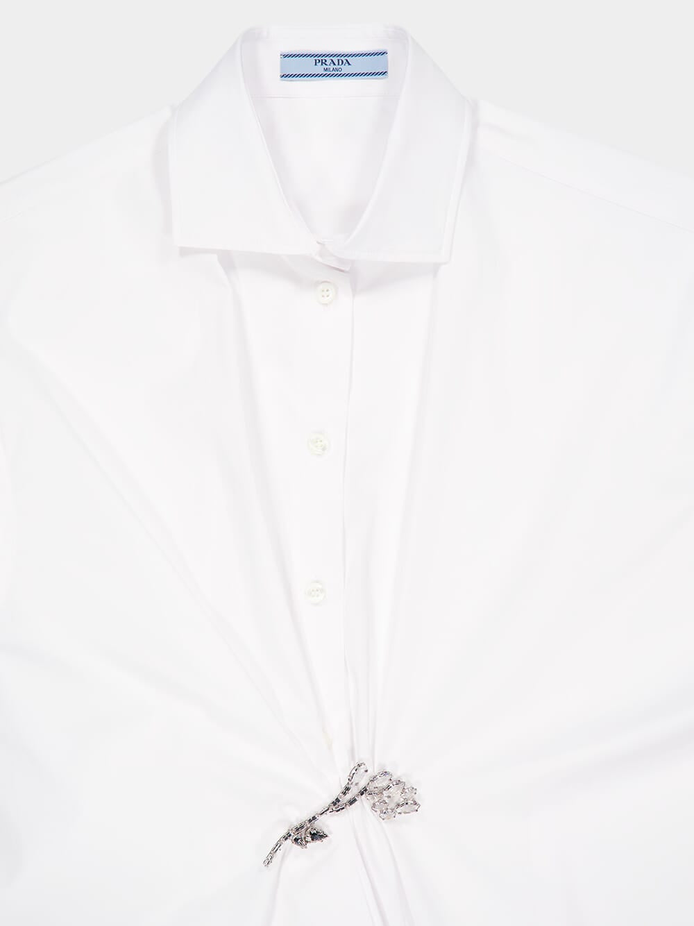 White Poplin Shirt