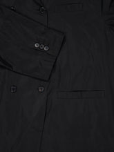 Prada Black Double-Breasted Taffeta Jacket