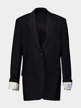Prada Black Mohair Suit Jacket