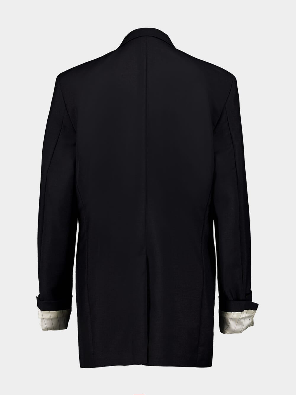 Black Mohair Suit Jacket