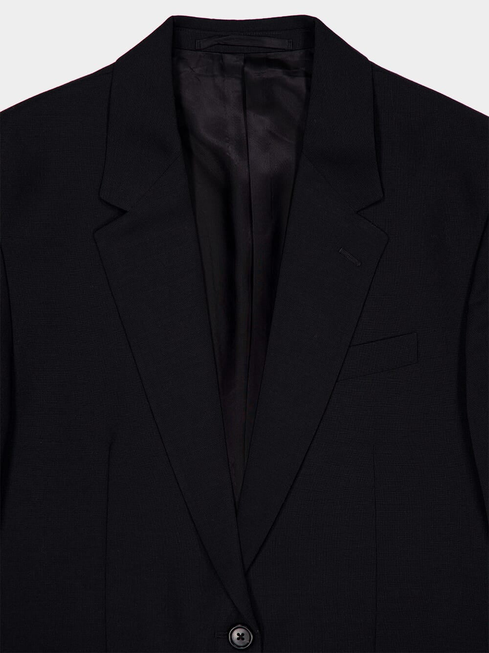 Black Mohair Suit Jacket