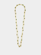 Sylvia Toledano Candies Gold Brass Malachite Necklace