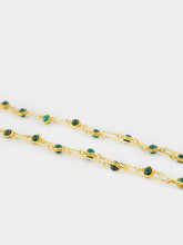 Sylvia Toledano Candies Gold Brass Malachite Necklace