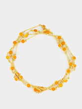 Sylvia Toledano Gold Candies Necklace with Carnelian