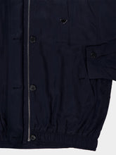 Prada Blue Buttoned Silk Jacket