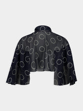 Prada Dots Print Silk Cape