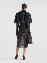 Prada Dots Print Silk Cape